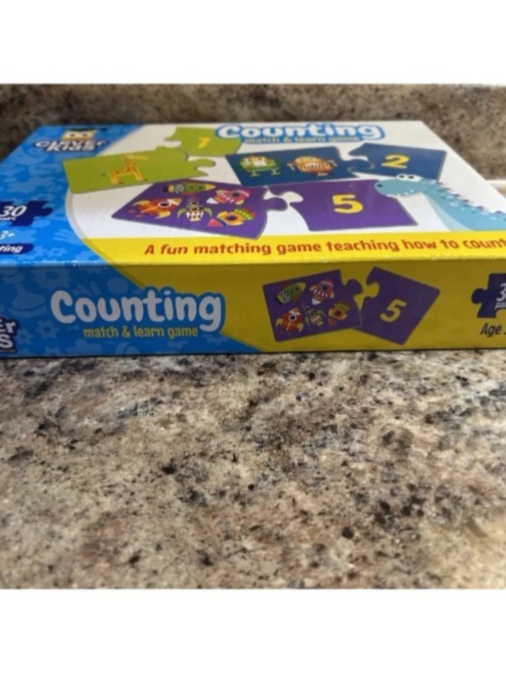 Learning Journey Match It! Counting Game Clever Kids 3+ Self Correcting Puzzle